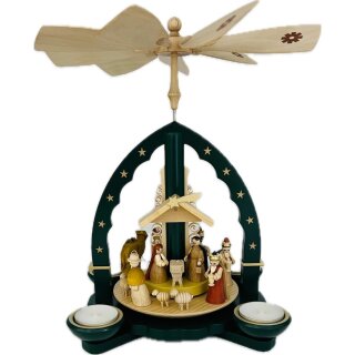 Richard Glässer Pyramide Christi Geburt grün