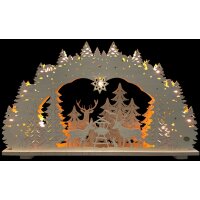Saico 3D Lichterbogen Waldidylle mit Innenbeleuchtung