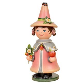 Hubrig Räuchermann Sommer Wichtel Erdbeere