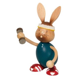 Kuhnert Osterhase Stupsi beim Sport