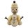 Wagner Schneemann Junior sitzend mit Schneemann