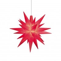 Herrnhuter Weihnachtsstern rot aus Kunststoff Ø 8cm