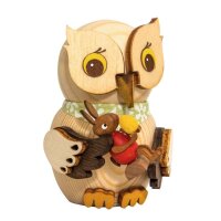 Kuhnert Mini Eule mit Osterhase rot