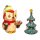 Kuhnert Mini Eule mit Weihnachtsmann