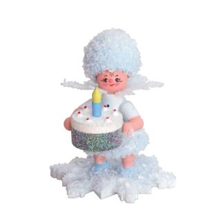Kuhnert Schneeflöckchen mit Geburtstagstorte