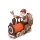 Zeidler Räuchermann Weihnachtsmann auf Lok