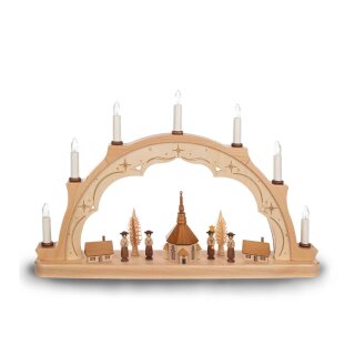Zeidler Schwibbogen Seiffener Kirche