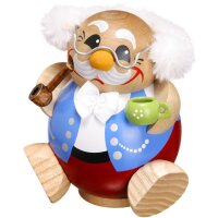 Kugelräucherfigur Pensionär