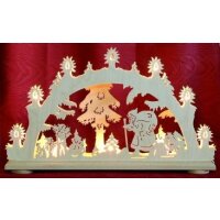 Schwibbogen Weihnachtsmann 2D