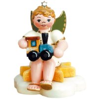 Hubrig Engelbub mit Lok - sitzend