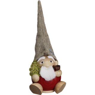 Kugelräucherfigur Waldzwerg Weihnachtsmann